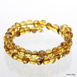 Memory wire Baltic Amber Bracelet for Adults
