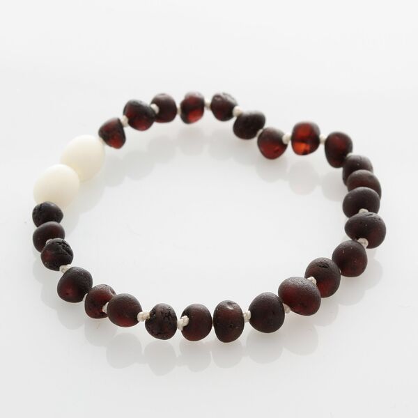 Raw Cherry Baltic Amber Bracelet for Adults