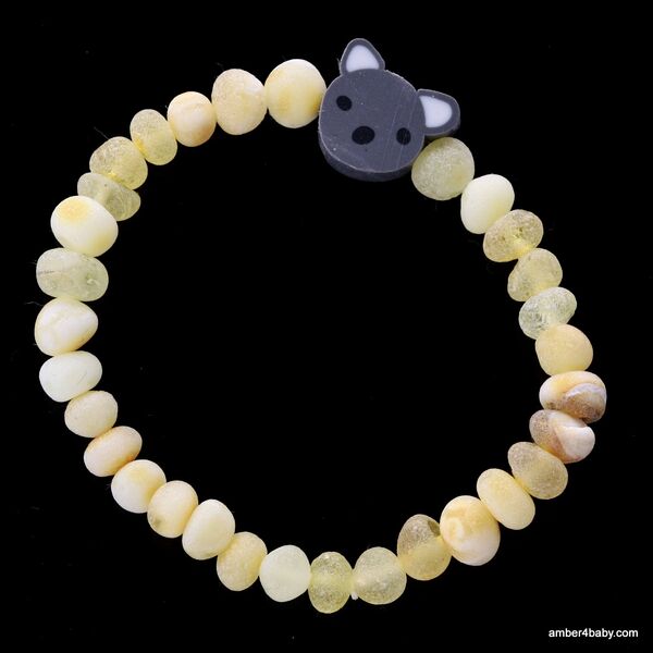 Toons Raw Baltic Amber Teething Bracelet for Babies
